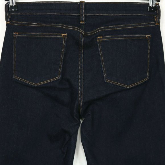 J Crew Skinny Jeans E0823 Mid‎ Rise Dark Stretch 27 30 - Picture 6 of 10